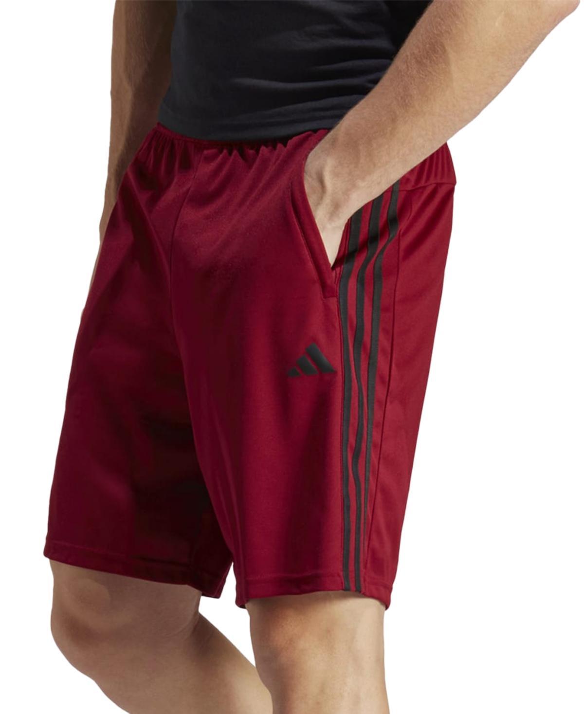 Big & Tall adidas Train Essentials Piqu 3-Stripes Training Shorts, Mens Product Image