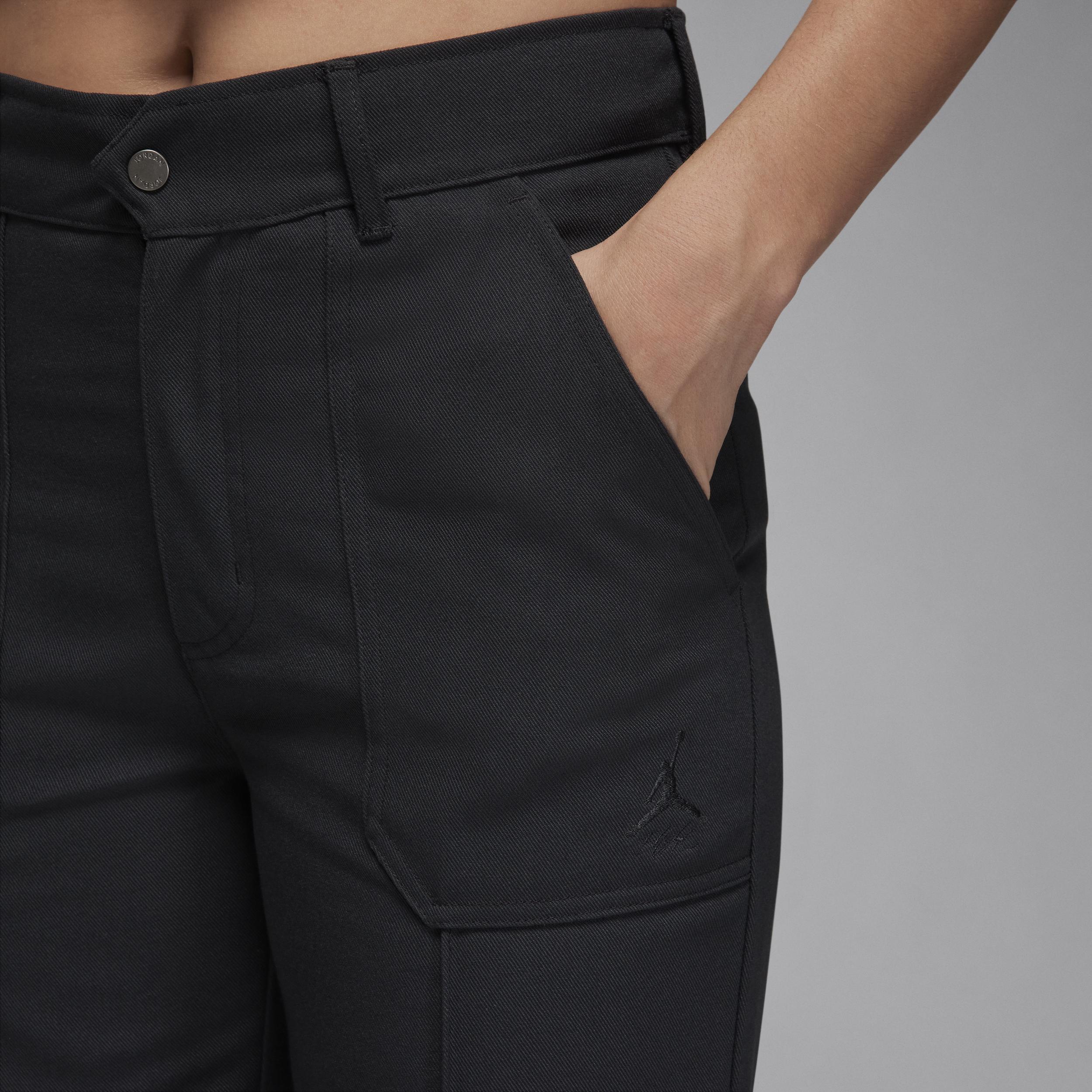 Jordan Womens Jordan Woven Pants - Womens Off Noir/Off Noir Product Image