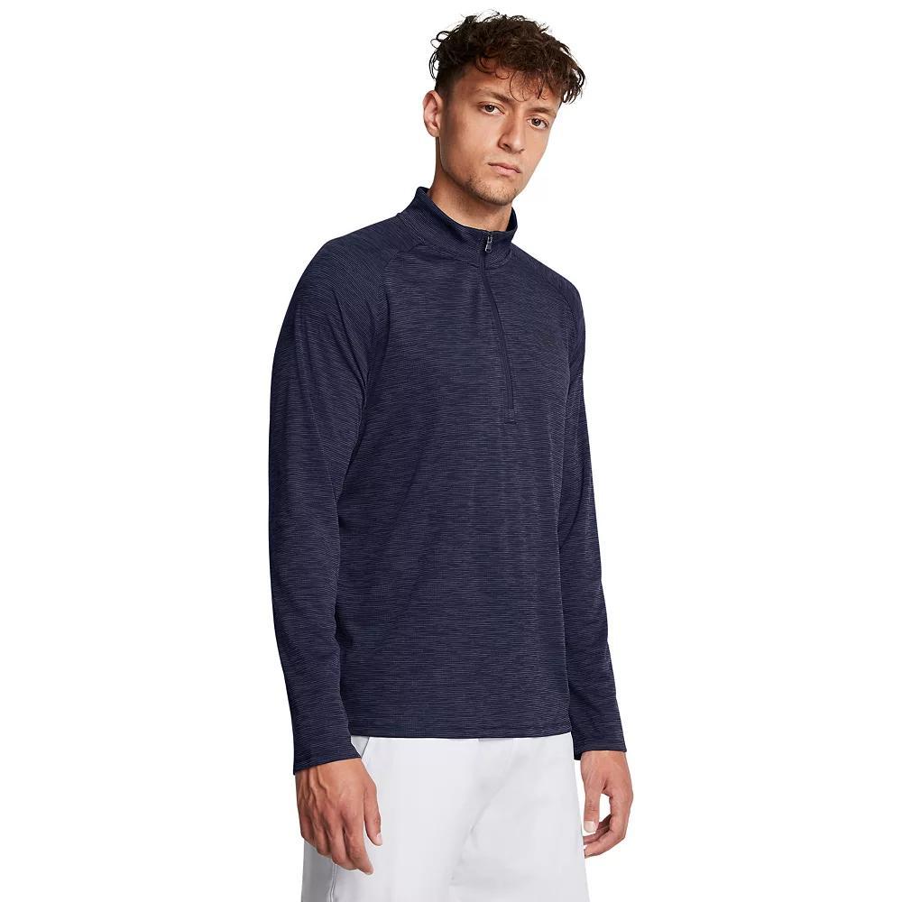 Men's Under Armour Tech 2.0 Half-Zip Top, Size: XXL, Black Navy Product Image