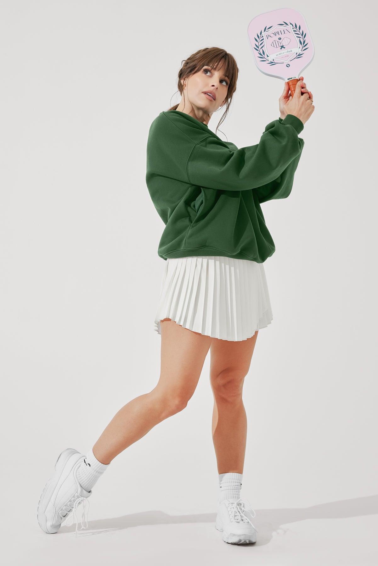 Cloud Crewneck Sweater - Merlot Product Image
