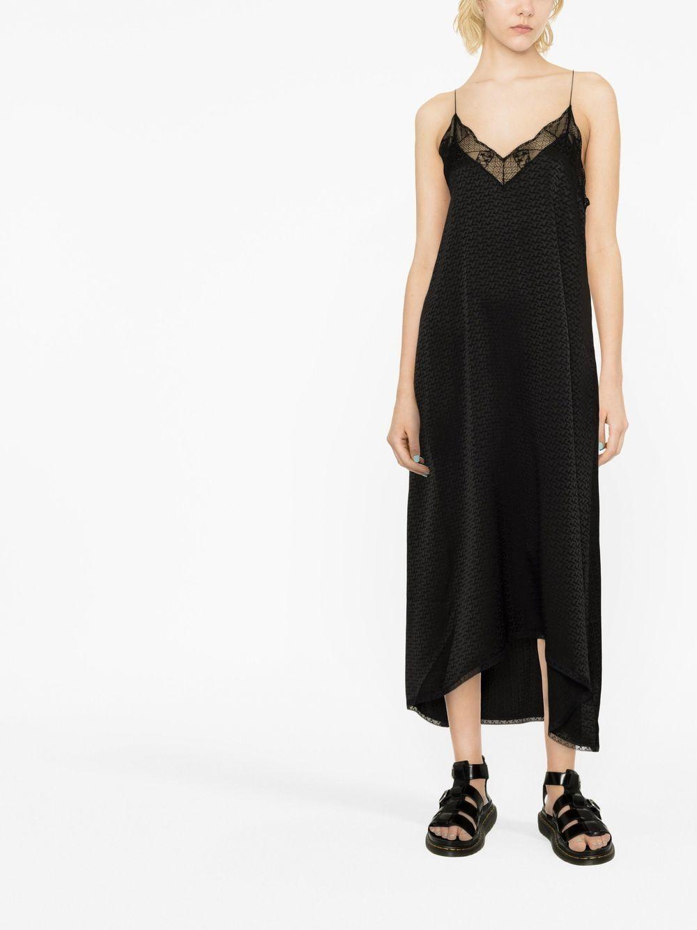 Risty logo-jacquard slip dress Product Image