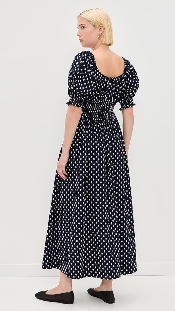 Madewell Shibori Puff Sleeve Midi Dress | Shopbop Product Image