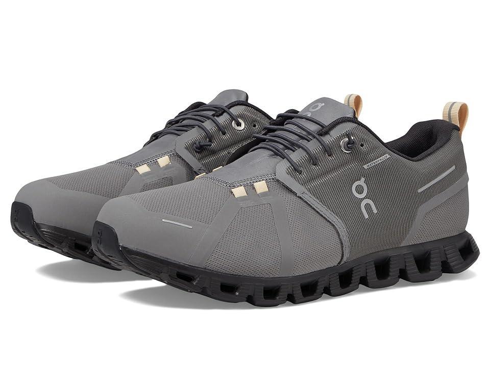 On Mens Cloud 5 Waterproof Lace Up Running Sneakers Product Image