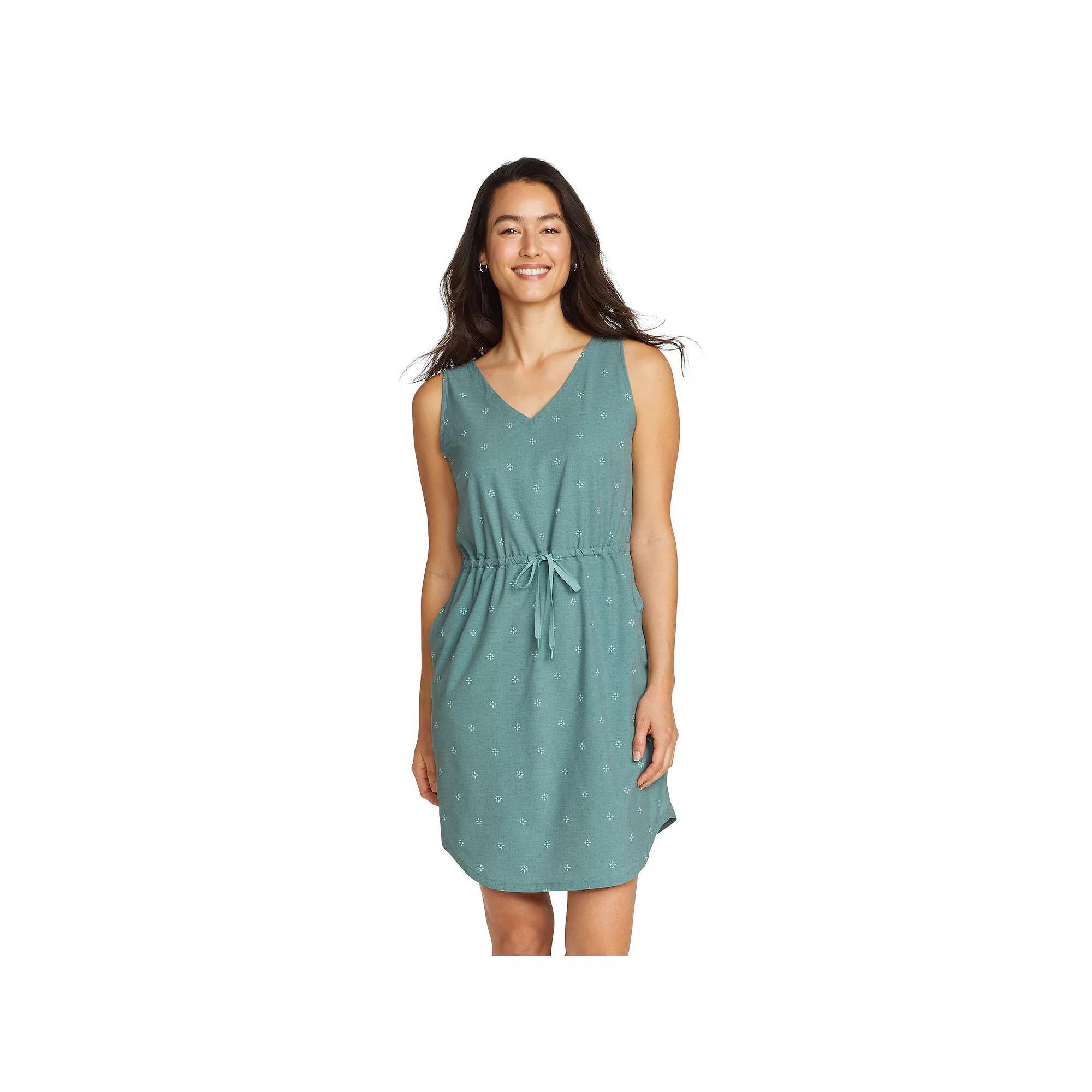 Women's Eddie Bauer Departure Easy Tank Dress, Size: XL, Dk Seafoam Product Image