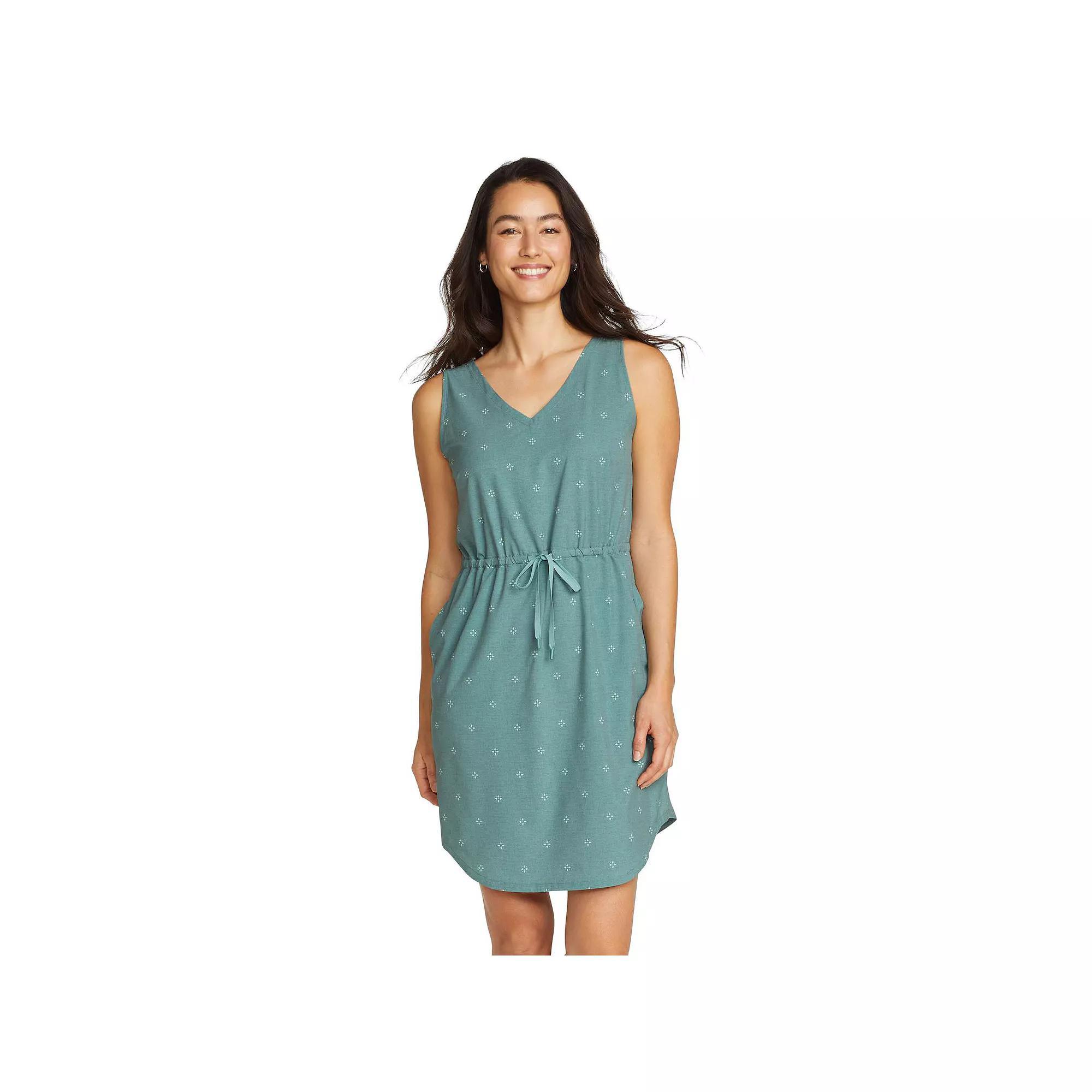 Women's Eddie Bauer Departure Easy Tank Dress, Size: XL, Dk Seafoam Product Image