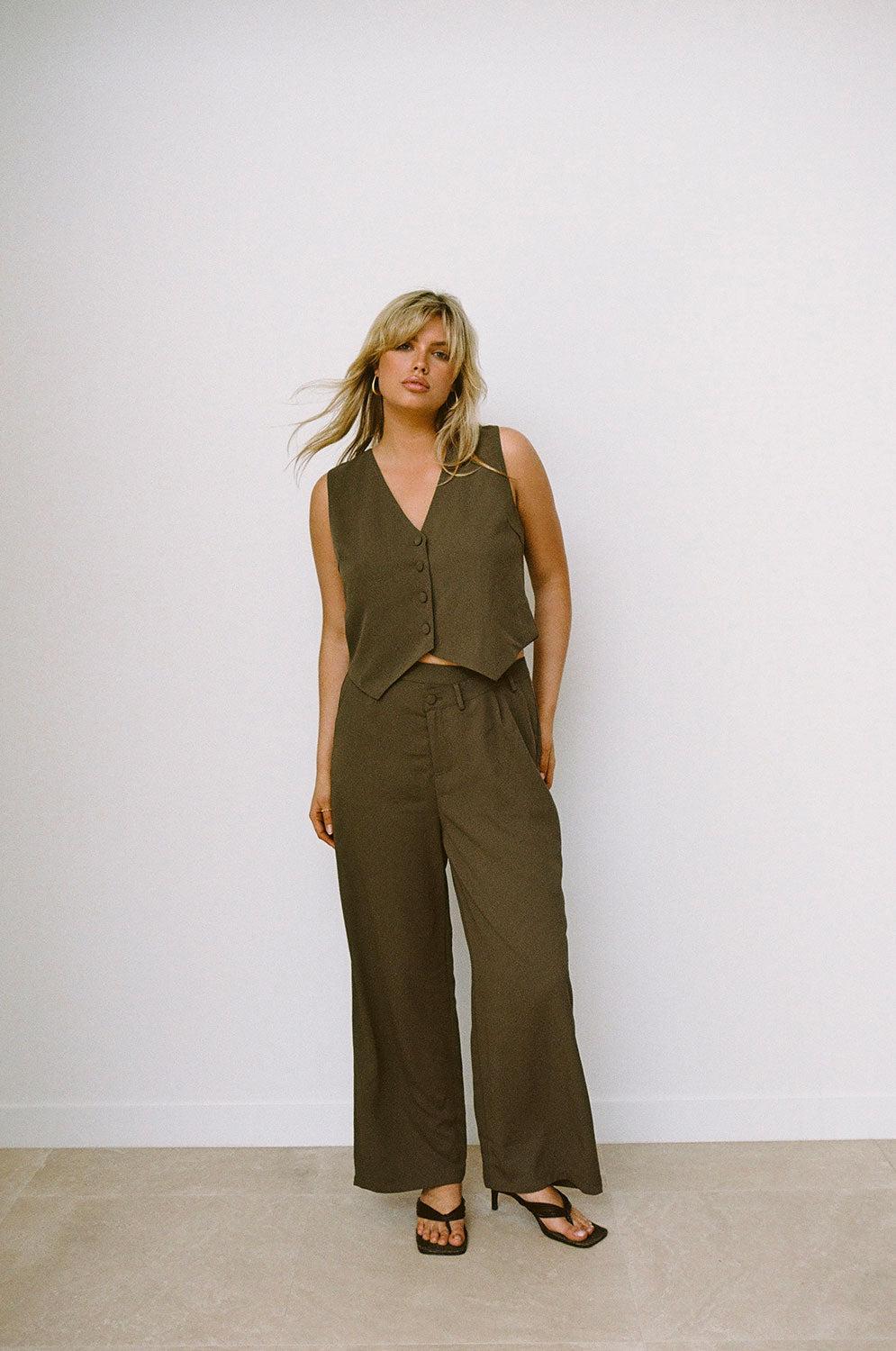 Remi Pants - Chocolate Product Image