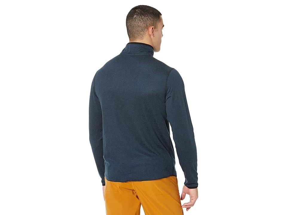 Fundamental Coast Andy Reversible 1/4 Zip (Dark Sea) Men's Clothing Product Image