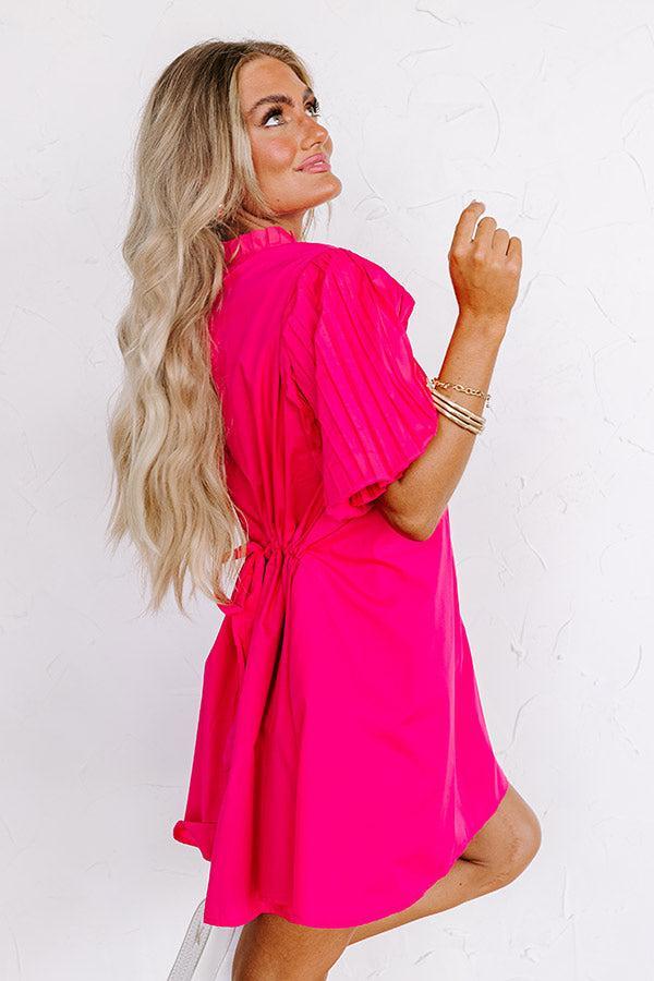 Talk Of The Town Mini Dress in Rose Product Image