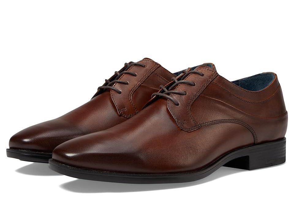 Johnston  Murphy Mens Gibbons Leather Plain Toe Lace Up Oxfords Product Image
