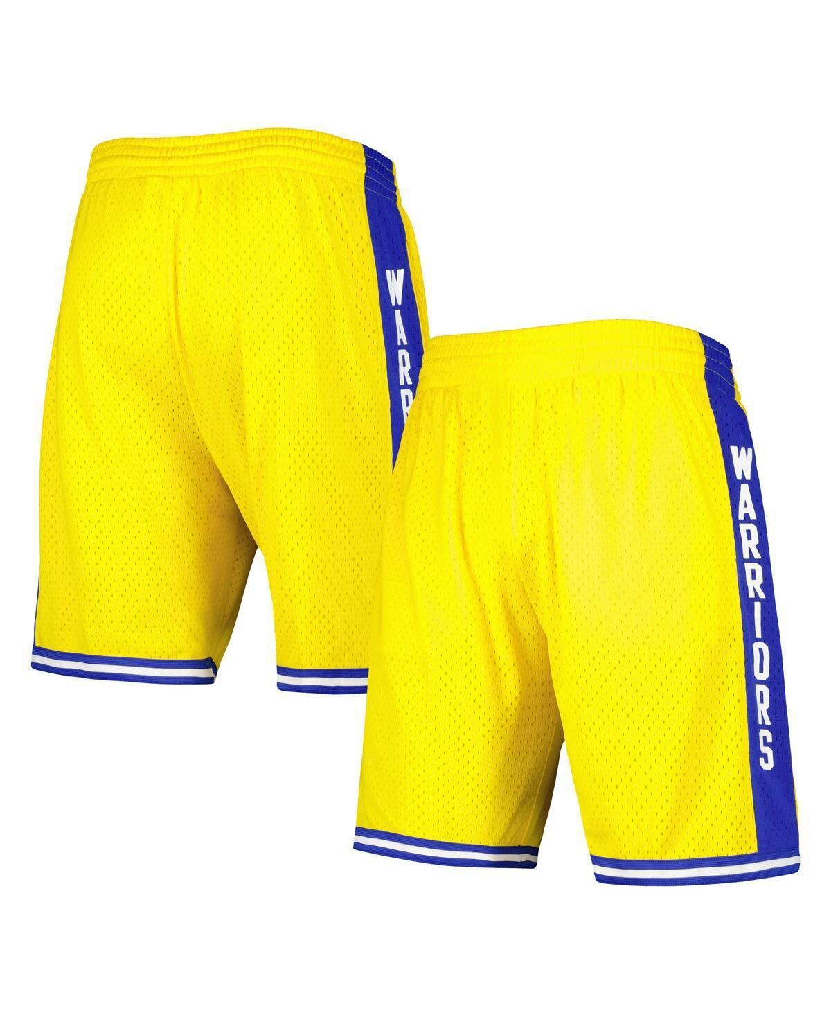 Men's Mitchell & Ness White Golden State Warriors 2009-10 Hardwood Classics Swingman Shorts, Size: 2XL Product Image
