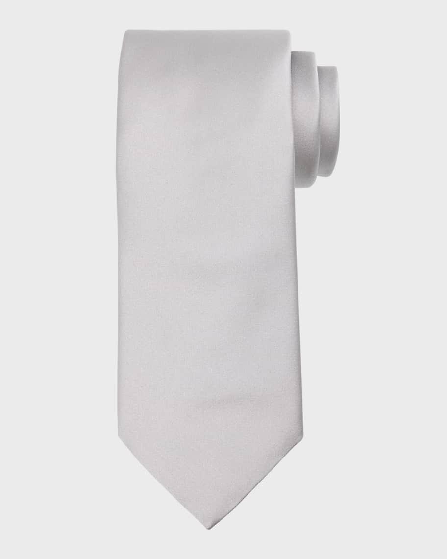 Mens Satin Silk Tie Product Image
