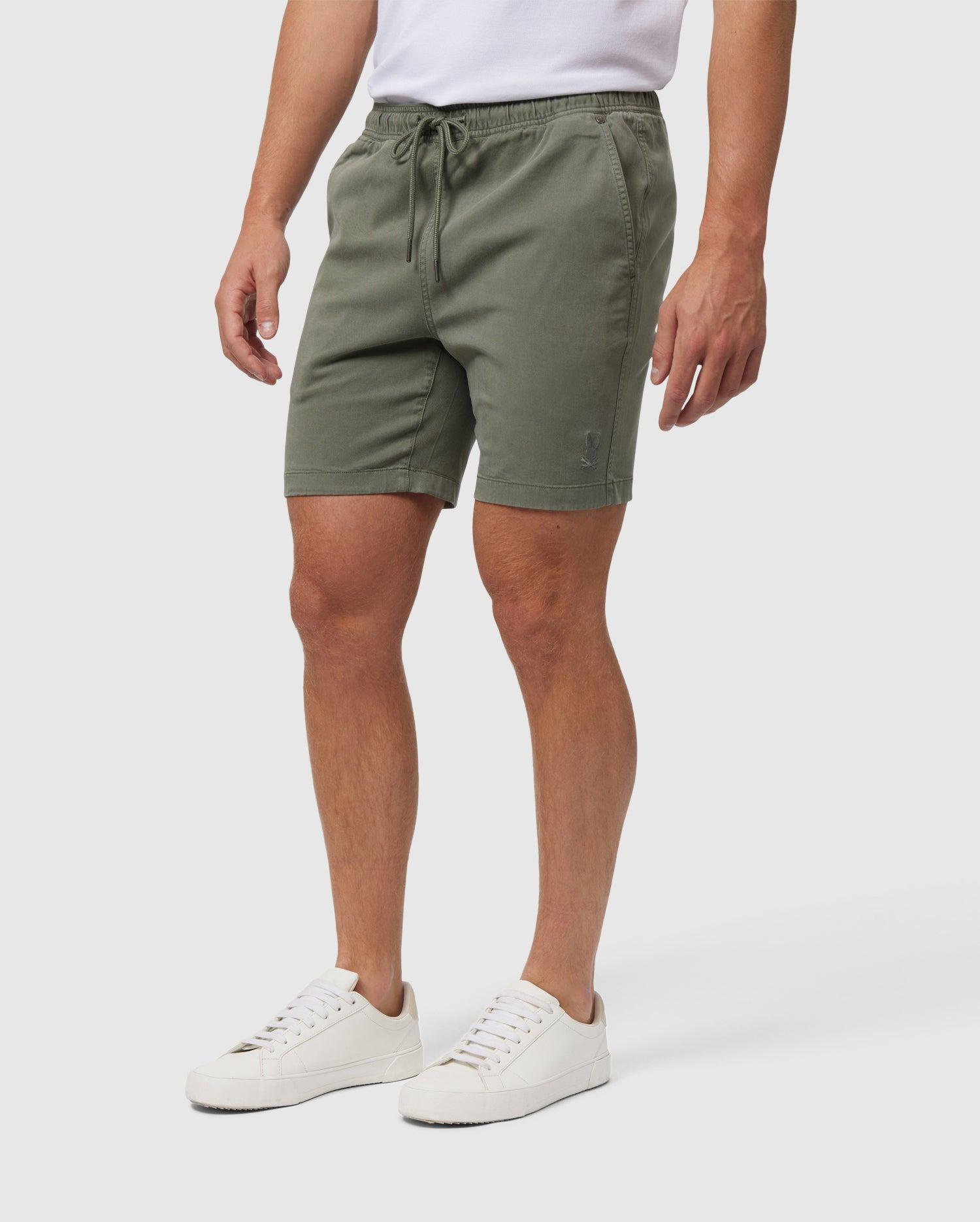 MENS WILLIS STRETCH TENCEL SHORT - B6R239Y1WB Male Product Image