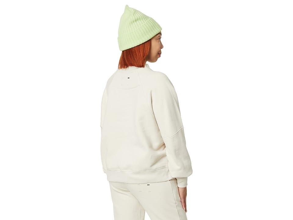 LABEL Go-To Crew (Putty) Women's Sweatshirt Product Image