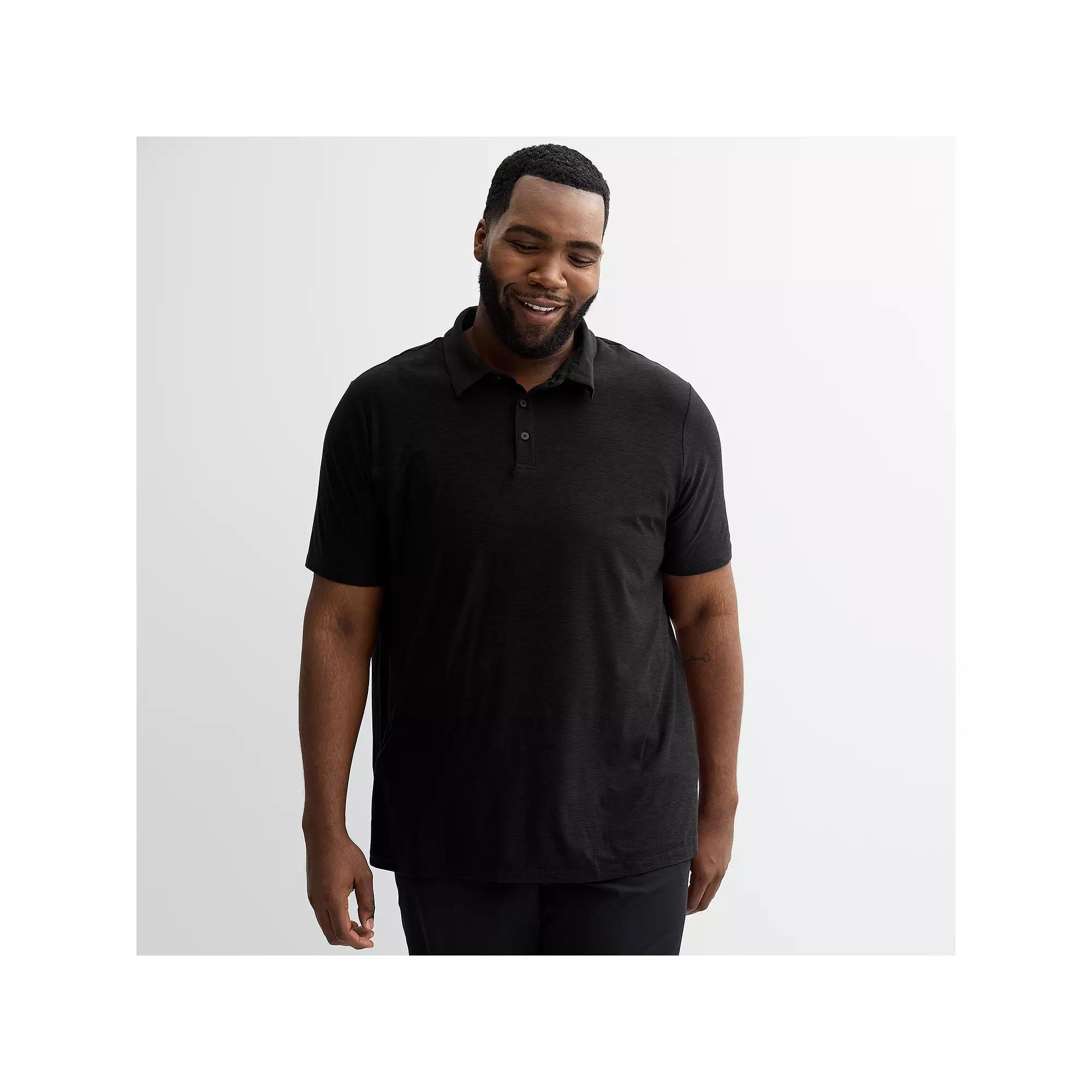 Big & Tall FLX Wander Polo, Men's, Size: Large Tall, Black Product Image