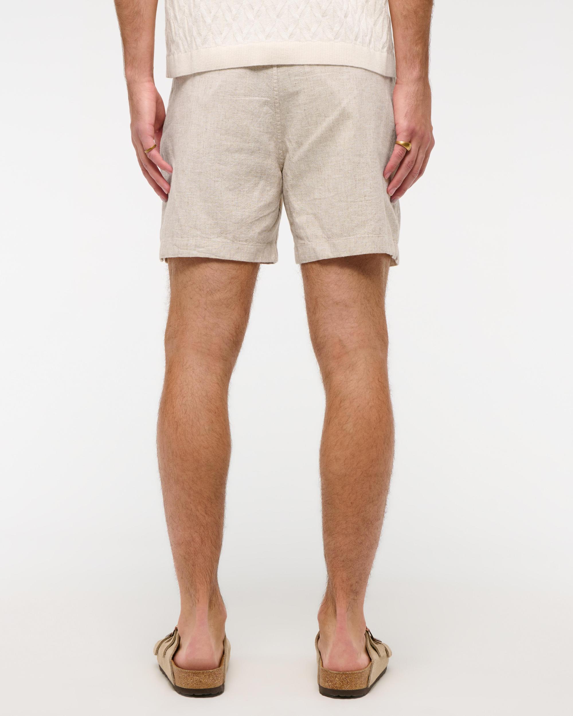 Cotton Texture Pull-On Short Product Image