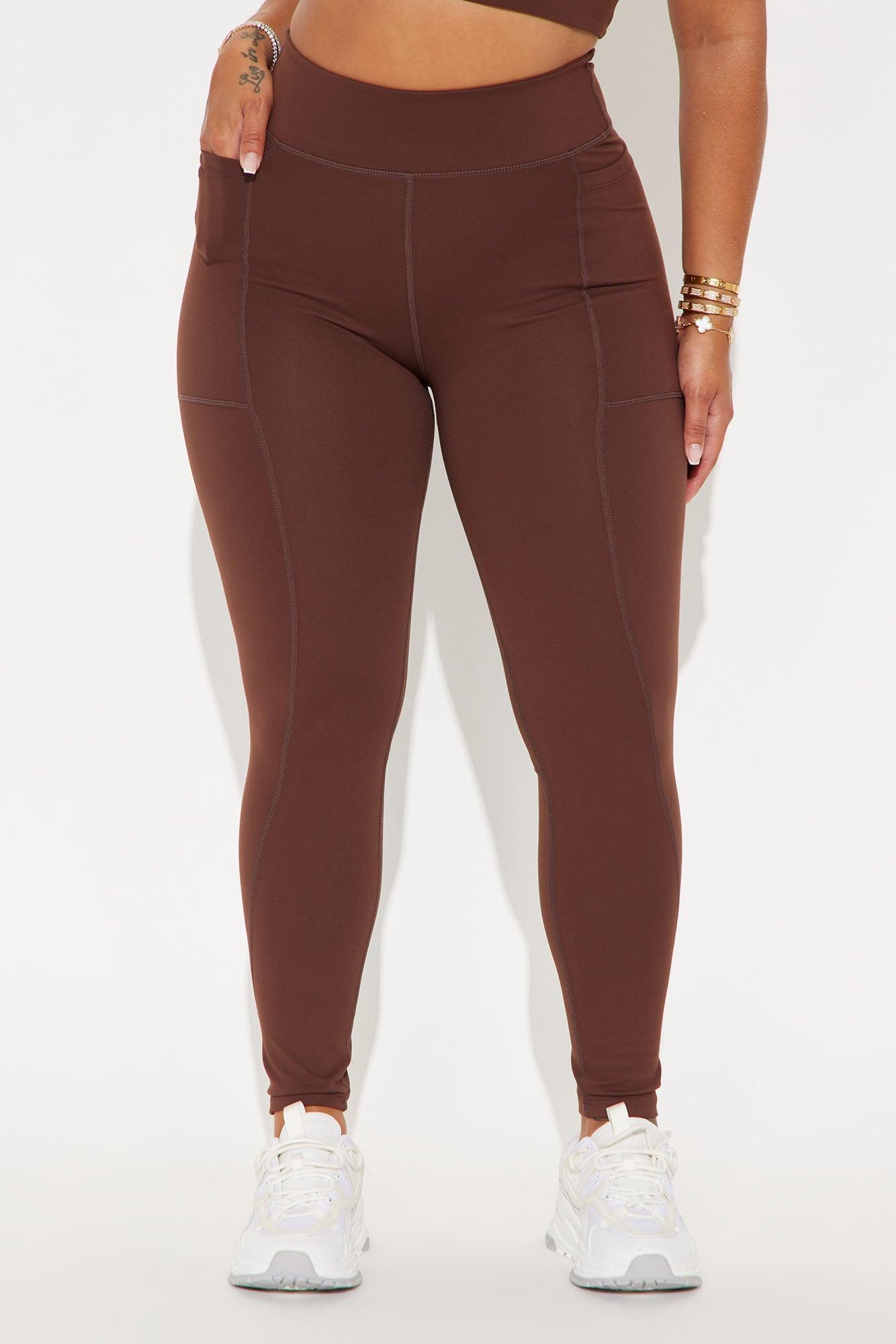 Hill Hiker Super Soft Active Legging - Chocolate Product Image