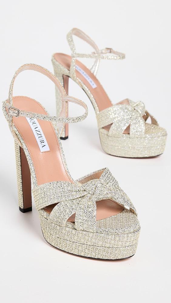 Aquazzura Nina Plateau Sandals 130mm | Shopbop Product Image