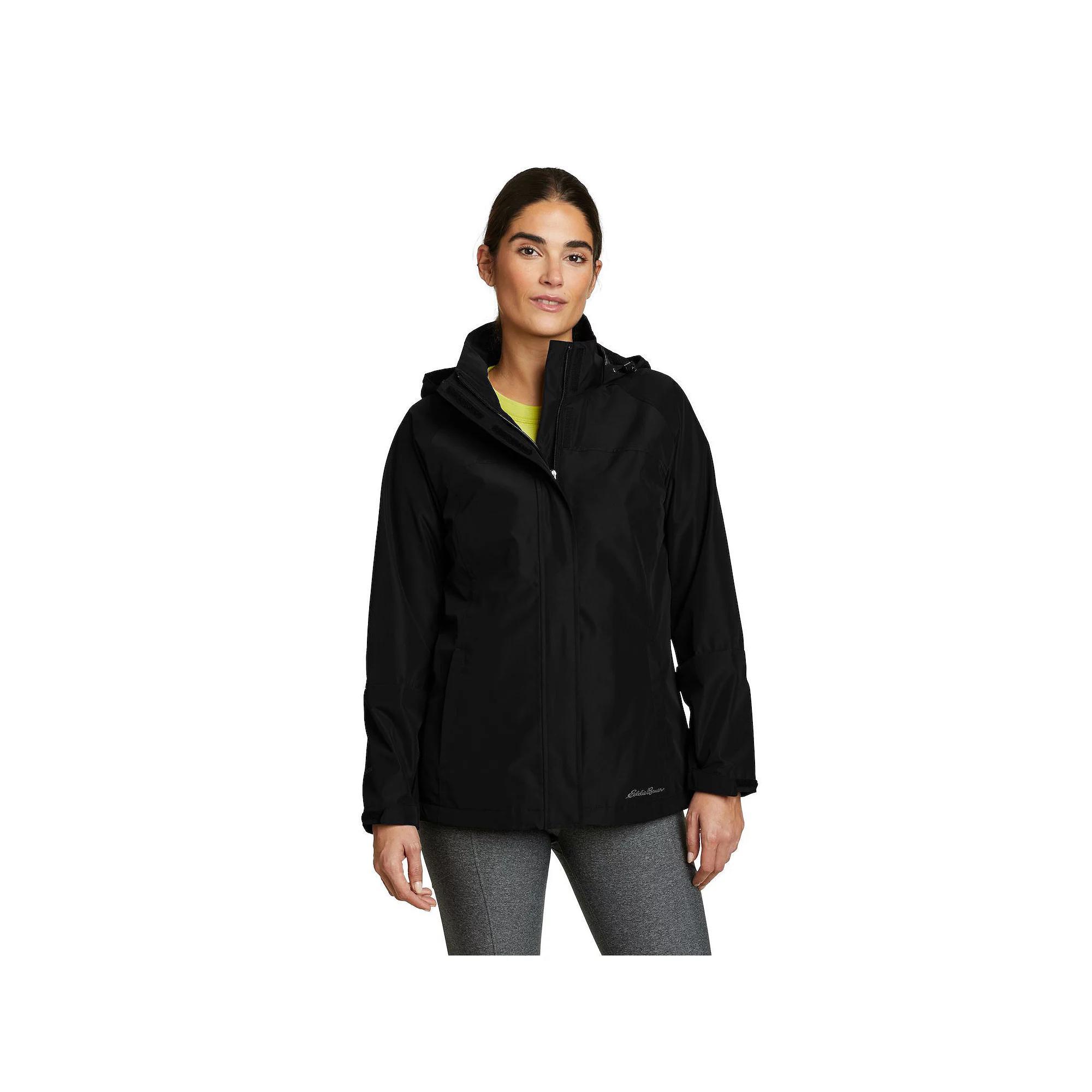 Women's Eddie Bauer Packable Rainfoil Jacket, Size: Small, Black Product Image