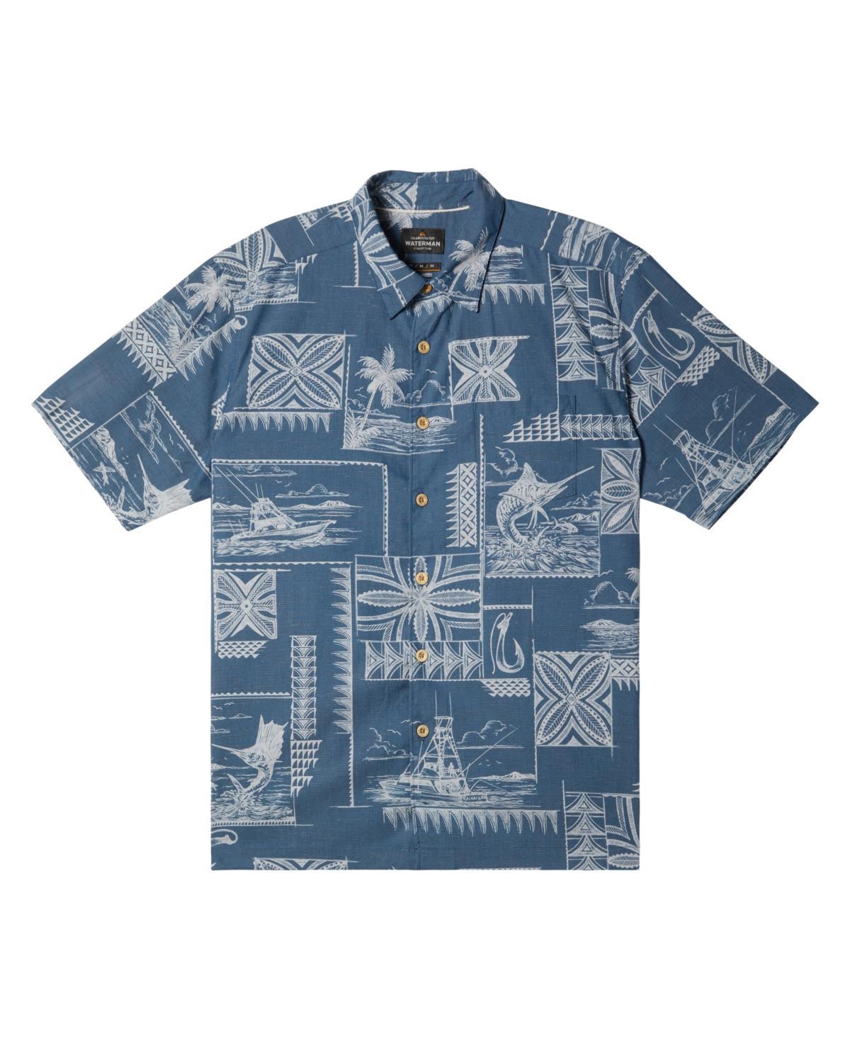 Quiksilver Waterman Mens Bill Fish Short Sleeve Shirt Product Image