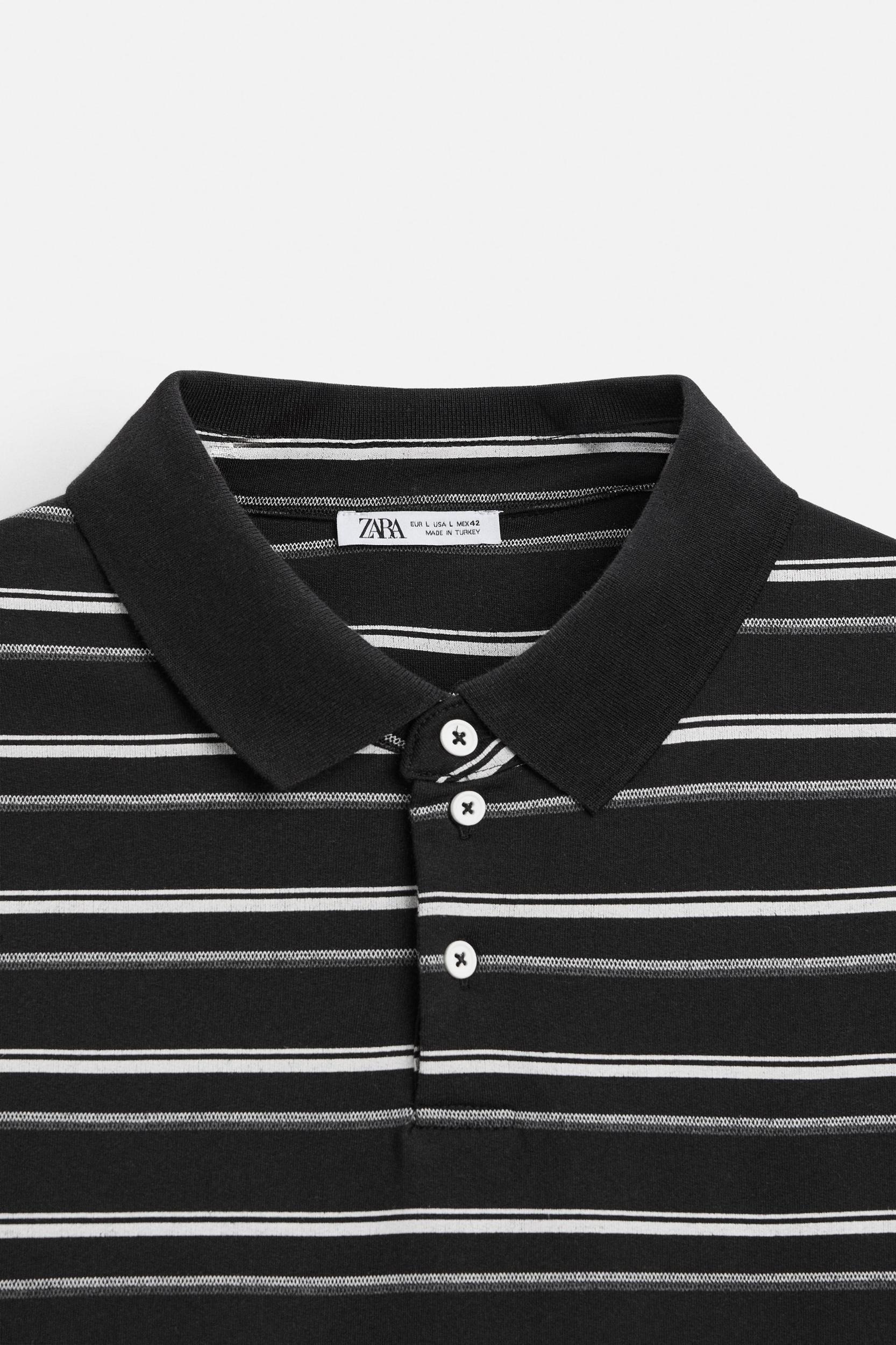 STRIPED POLO SHIRT Product Image