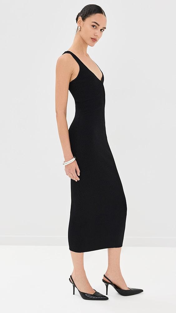 Good American Virgo Rib Sleeveless Dress | Shopbop Product Image