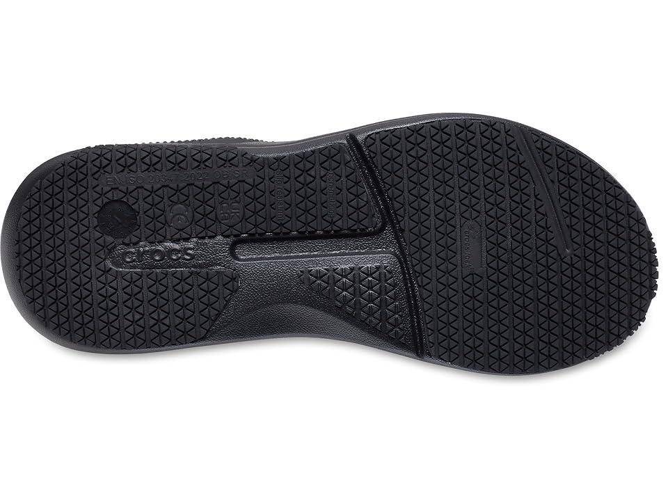 Crocs On The Clock Women's Work Sneakers, Size: 8, Black Product Image