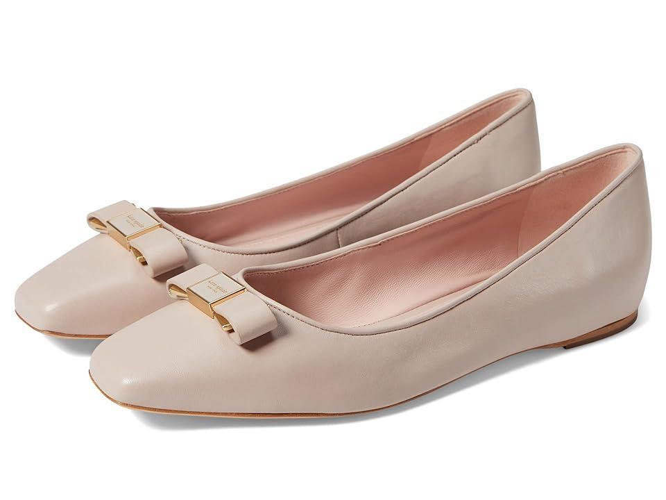 Ferragamo Womens Joelle Denim Ballet Flats Product Image