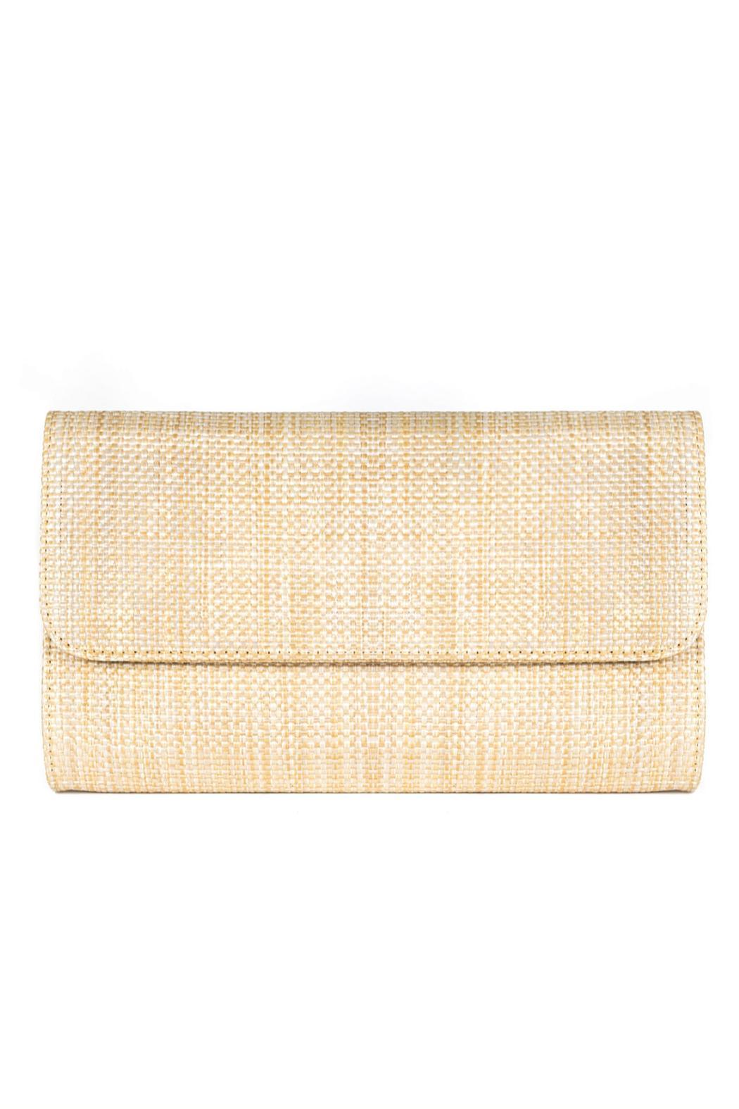 Avery Straw Clutch with Chain Product Image