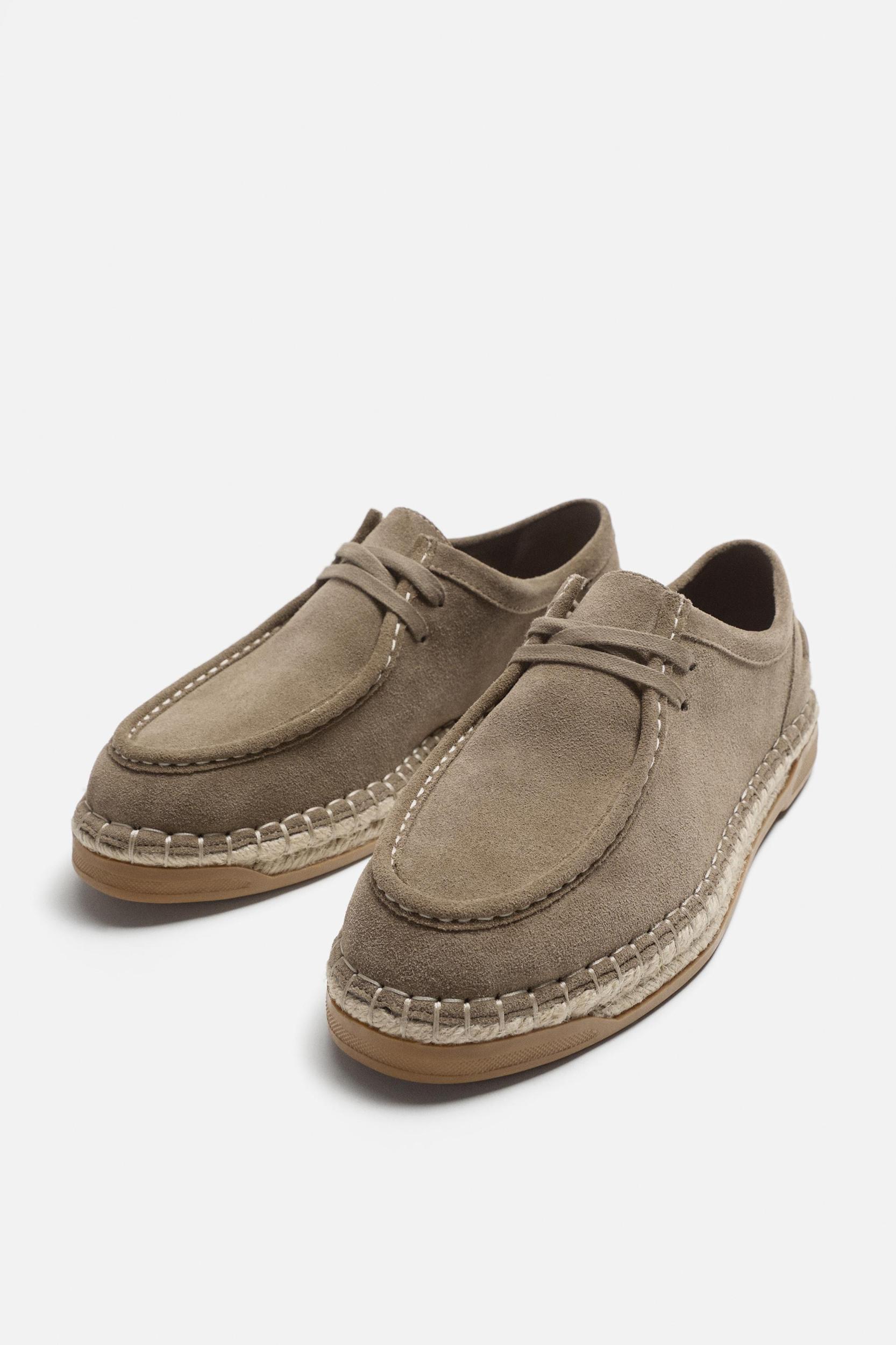 LEATHER JUTE SHOES Product Image