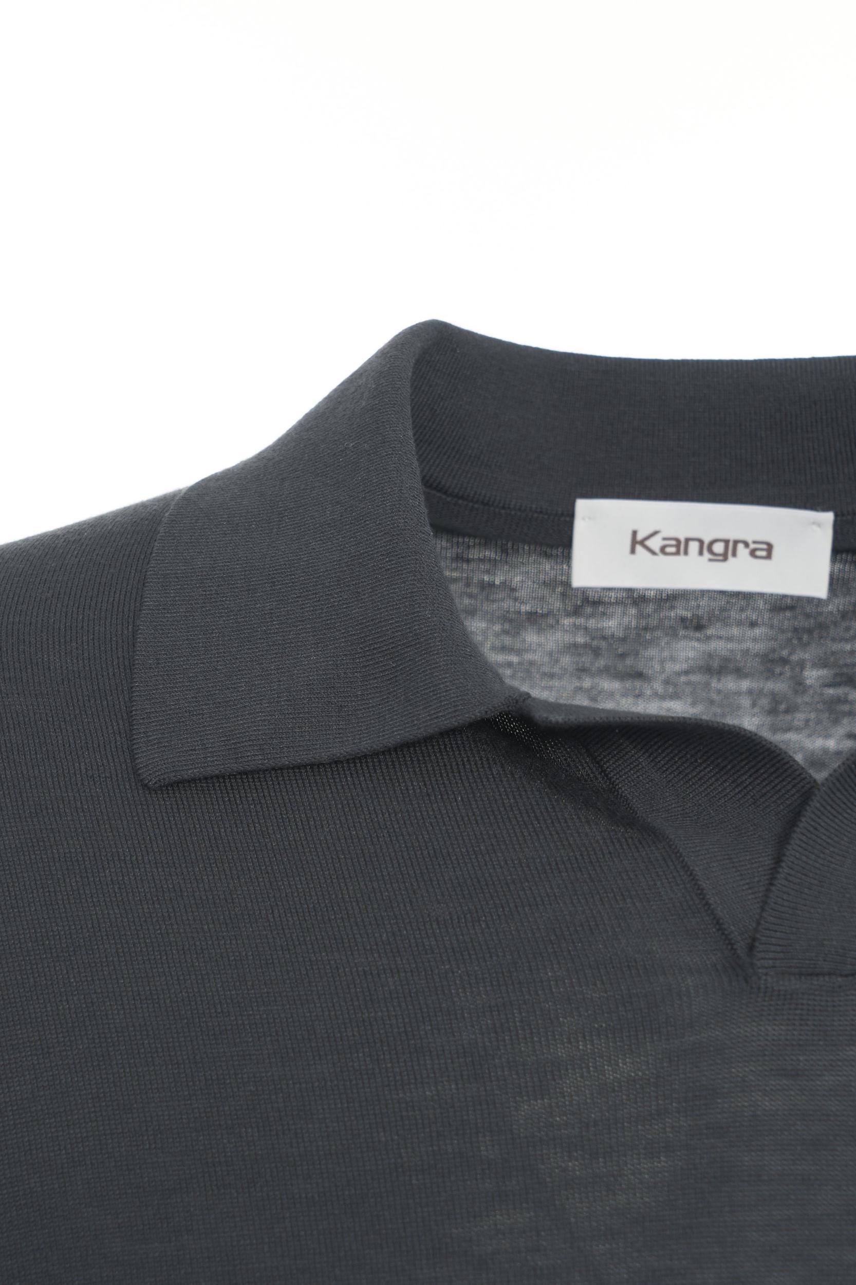 Silk blend polo shirt Product Image