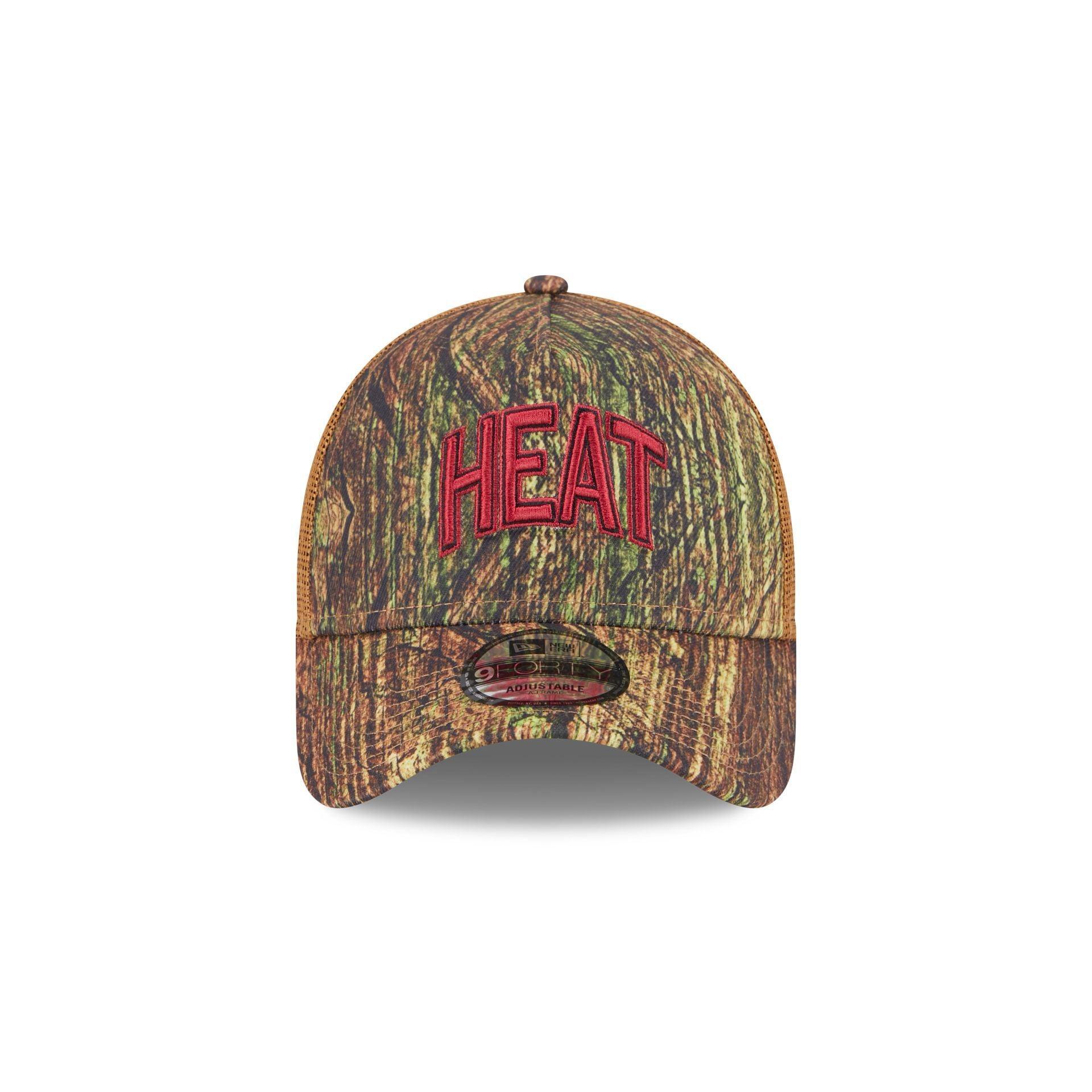 Miami Heat 2025 All-Star Game Fan Pack Grove 9FORTY A-Frame Trucker Hat Male Product Image