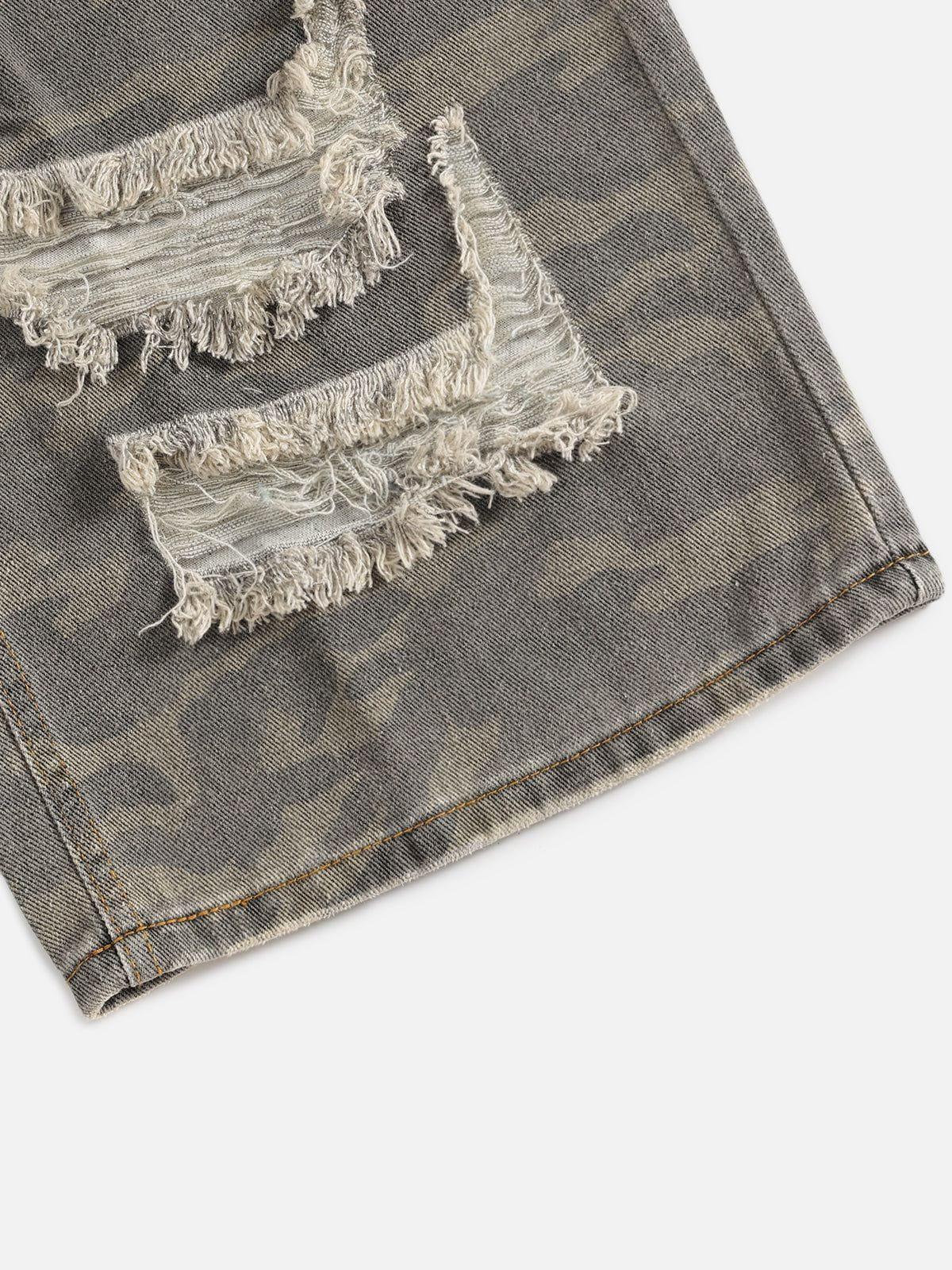 Aelfric Eden CAMO Two Layer Baggy Jeans Product Image