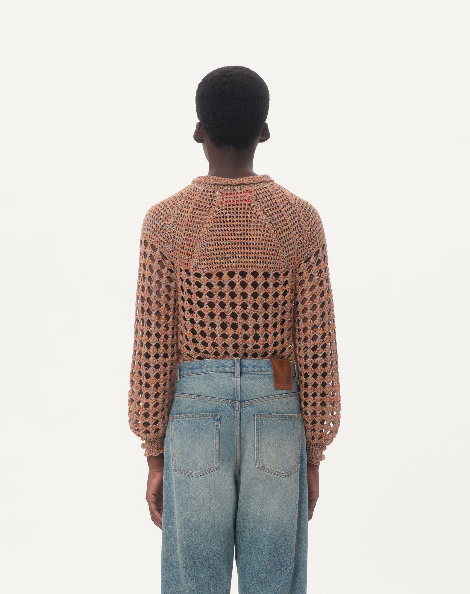 Cotton And Mouline Linen Sweater Product Image