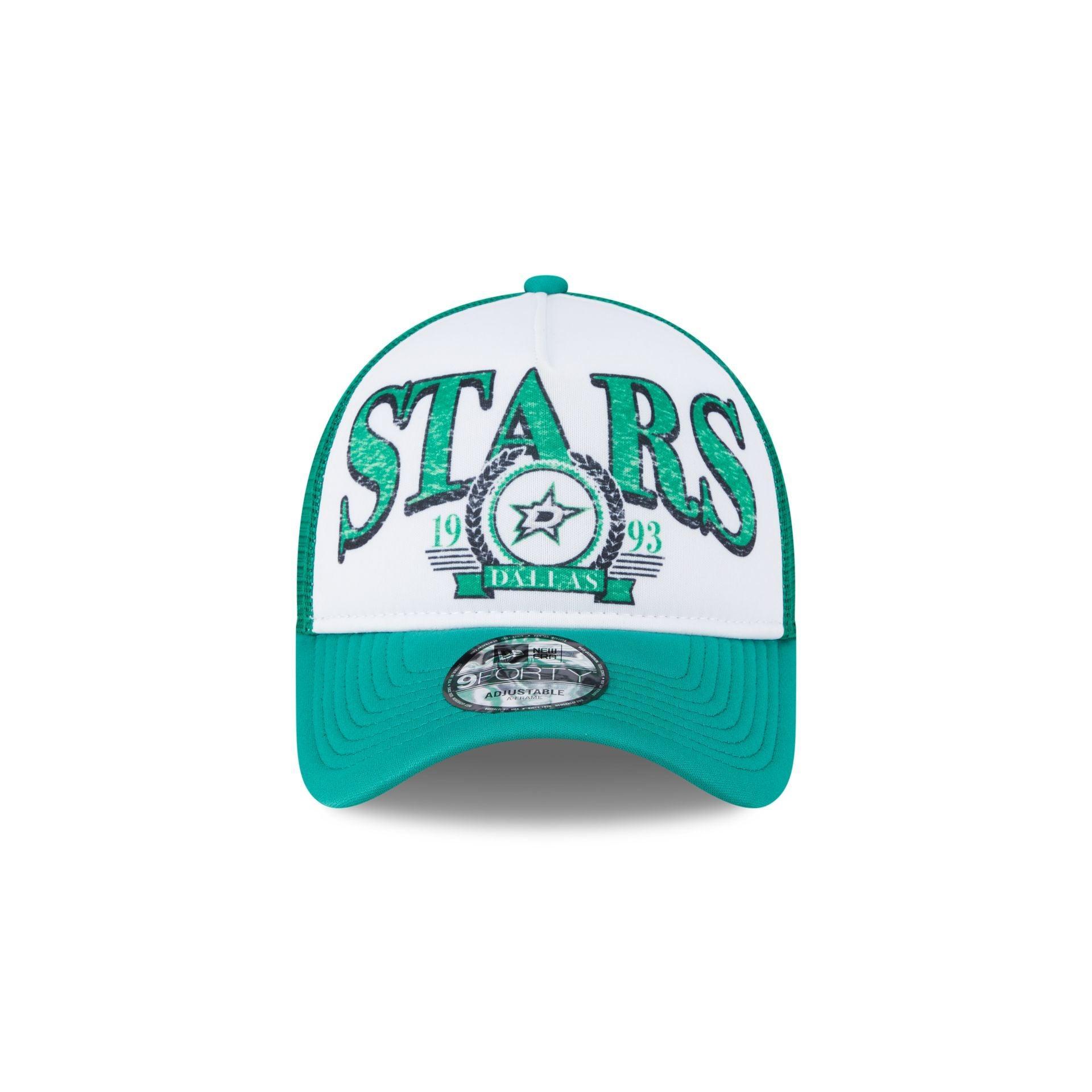 Dallas Stars Distressed 9FORTY A-Frame Trucker Hat Male Product Image