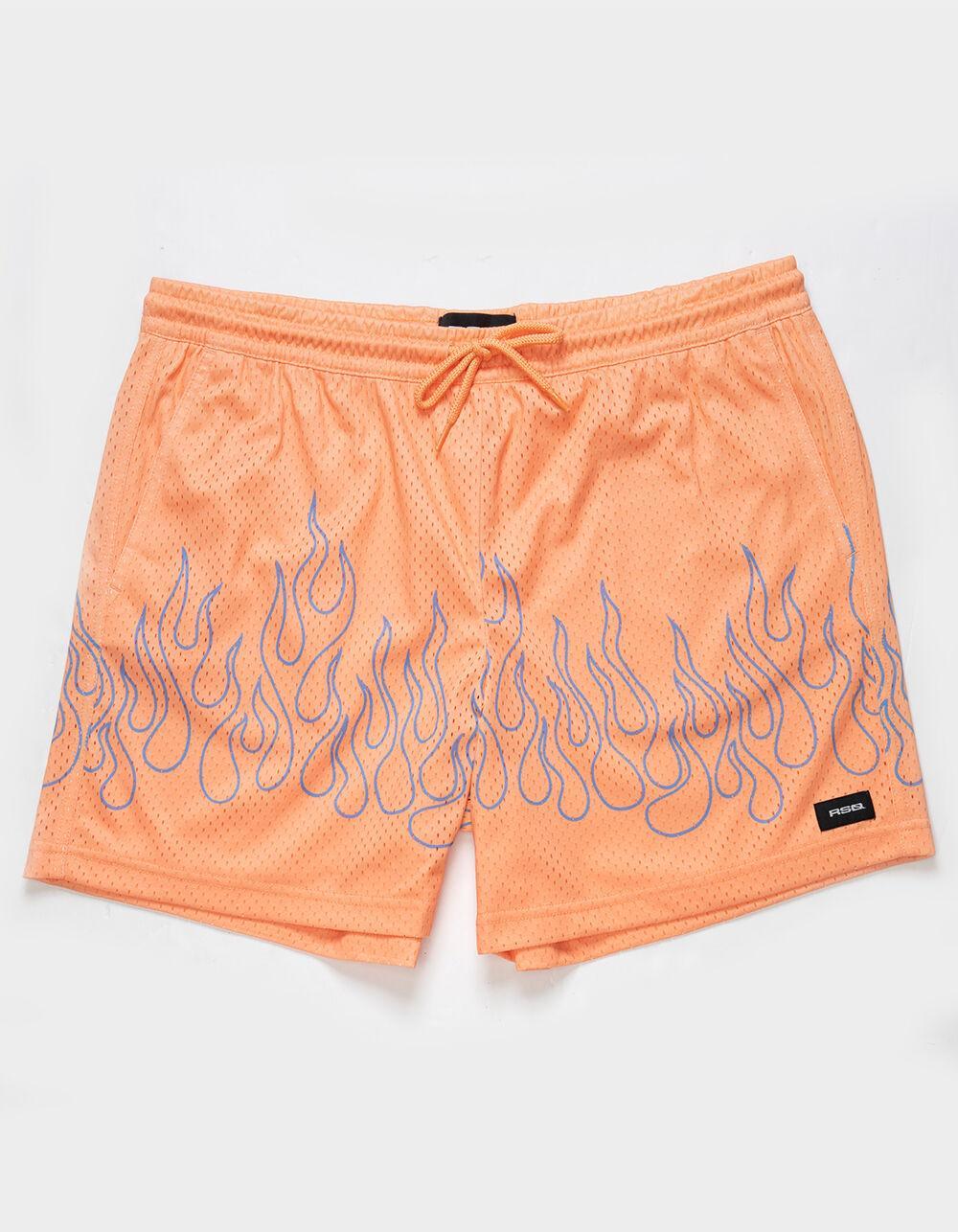 RSQ Mens 6" Mesh Shorts - RED COMBO Product Image