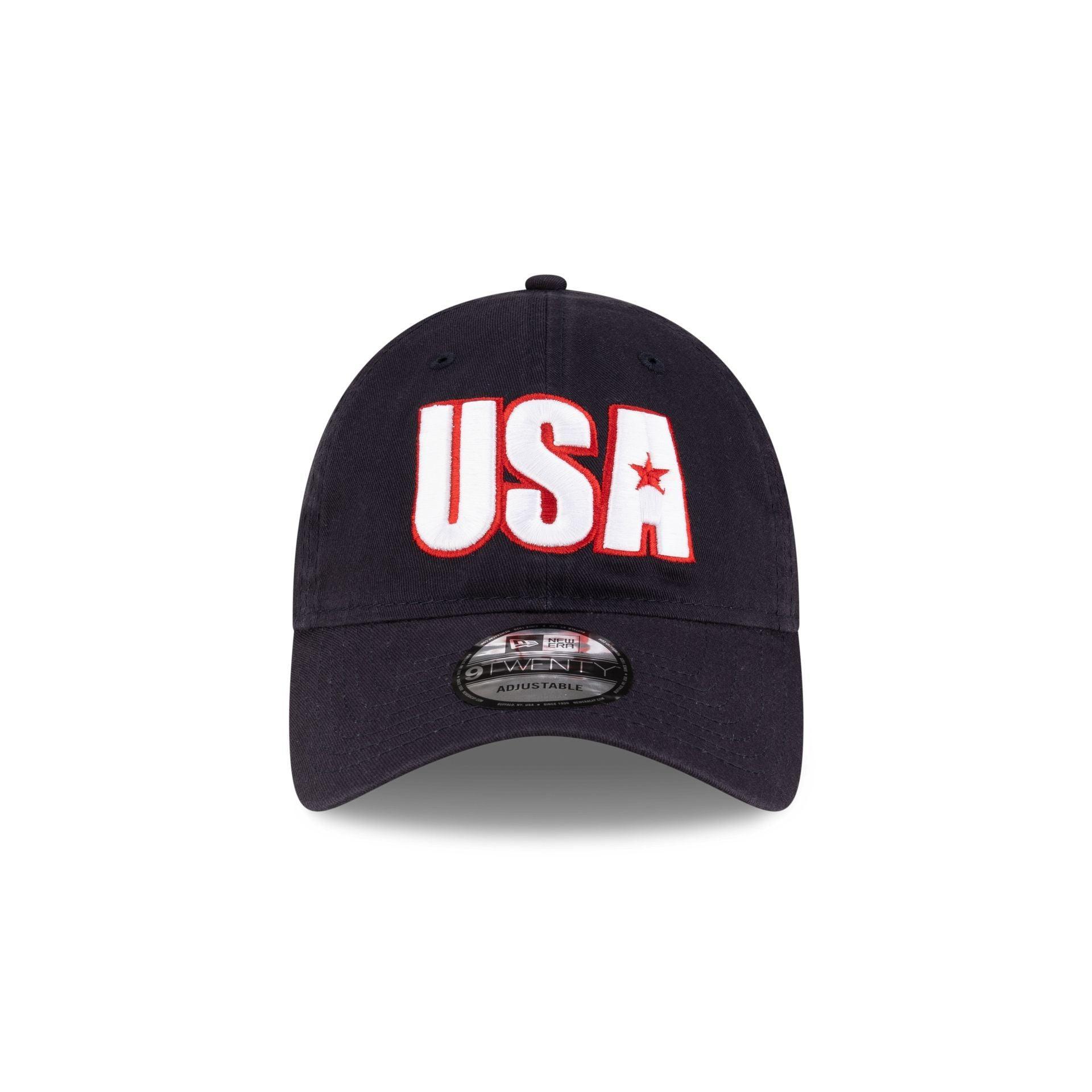 New Era Cap USA Star Navy 9TWENTY Adjustable Hat Male Product Image