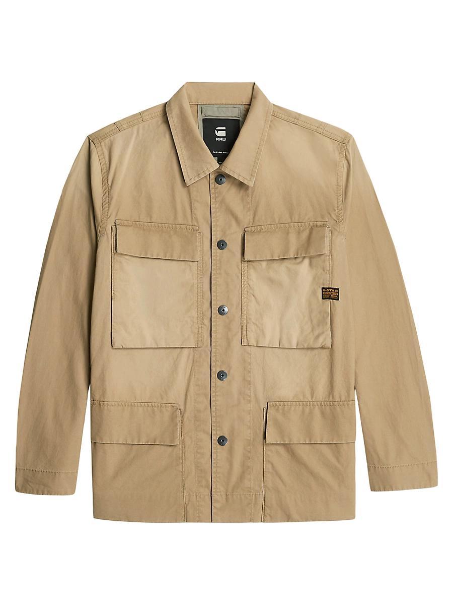 Mens Utility Cotton Overshirt Product Image