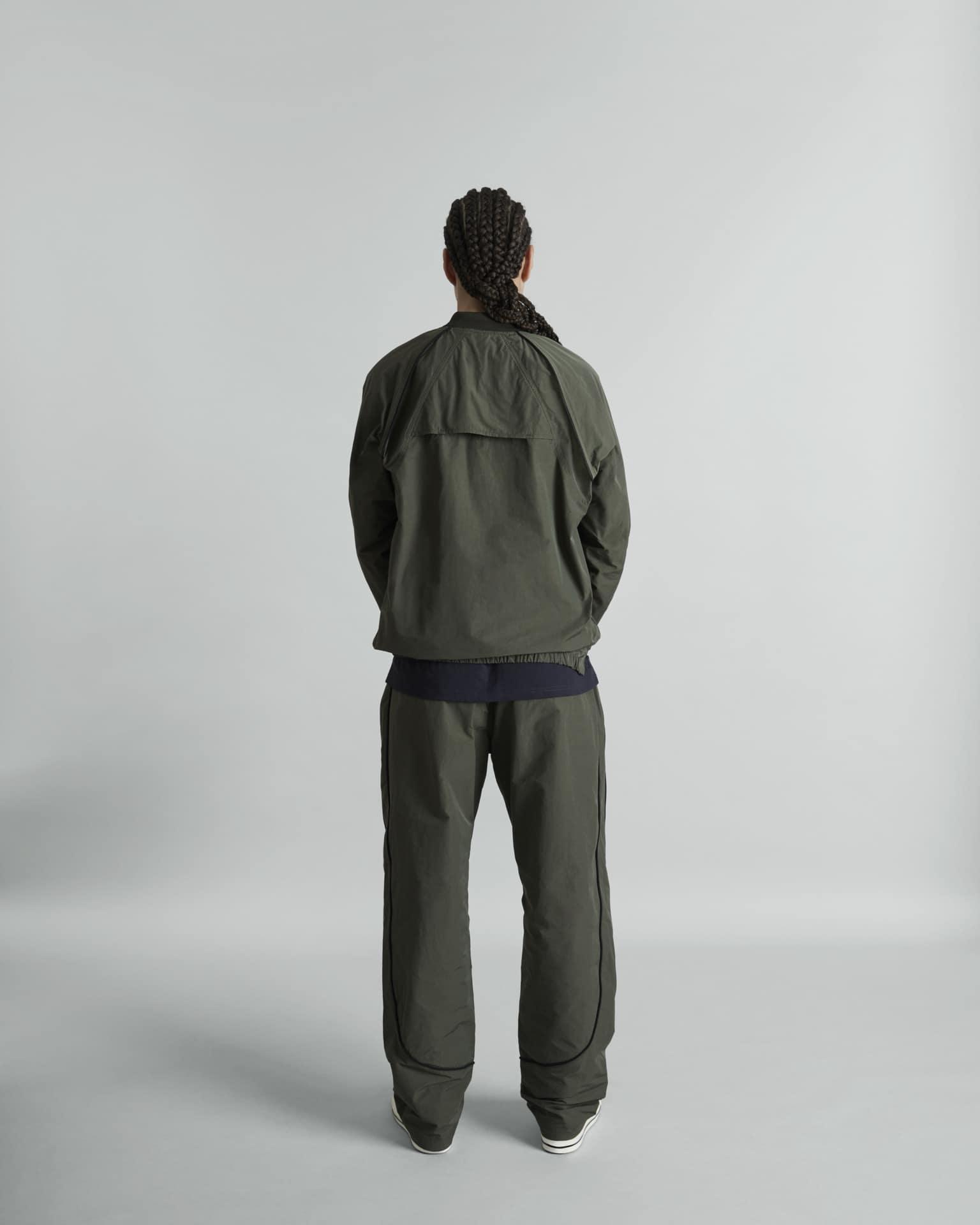 Larkin Dusty Charcoal Track Pullover Jacket Male Product Image