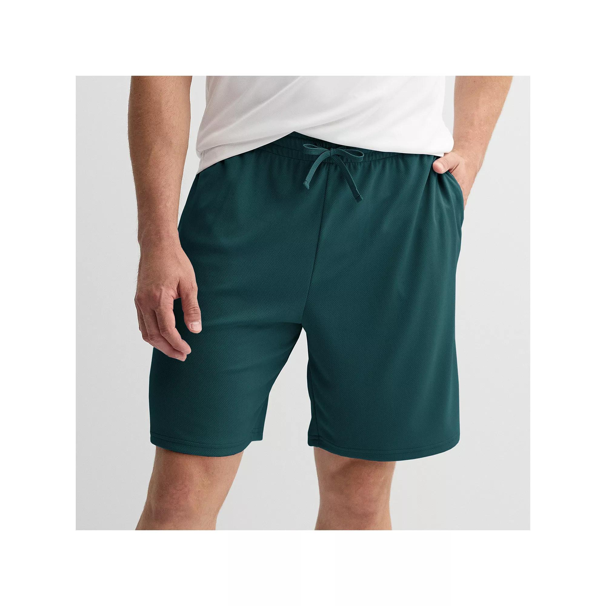 Men's Tek Gear® 9 in. Mesh Shorts, Size: XL, Lost Lagoon Product Image