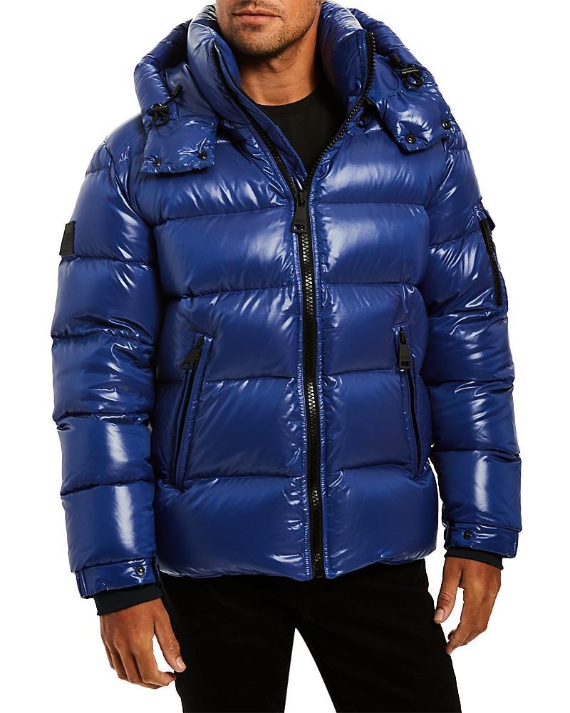 Mens Glacier Hooded Down Coat Product Image