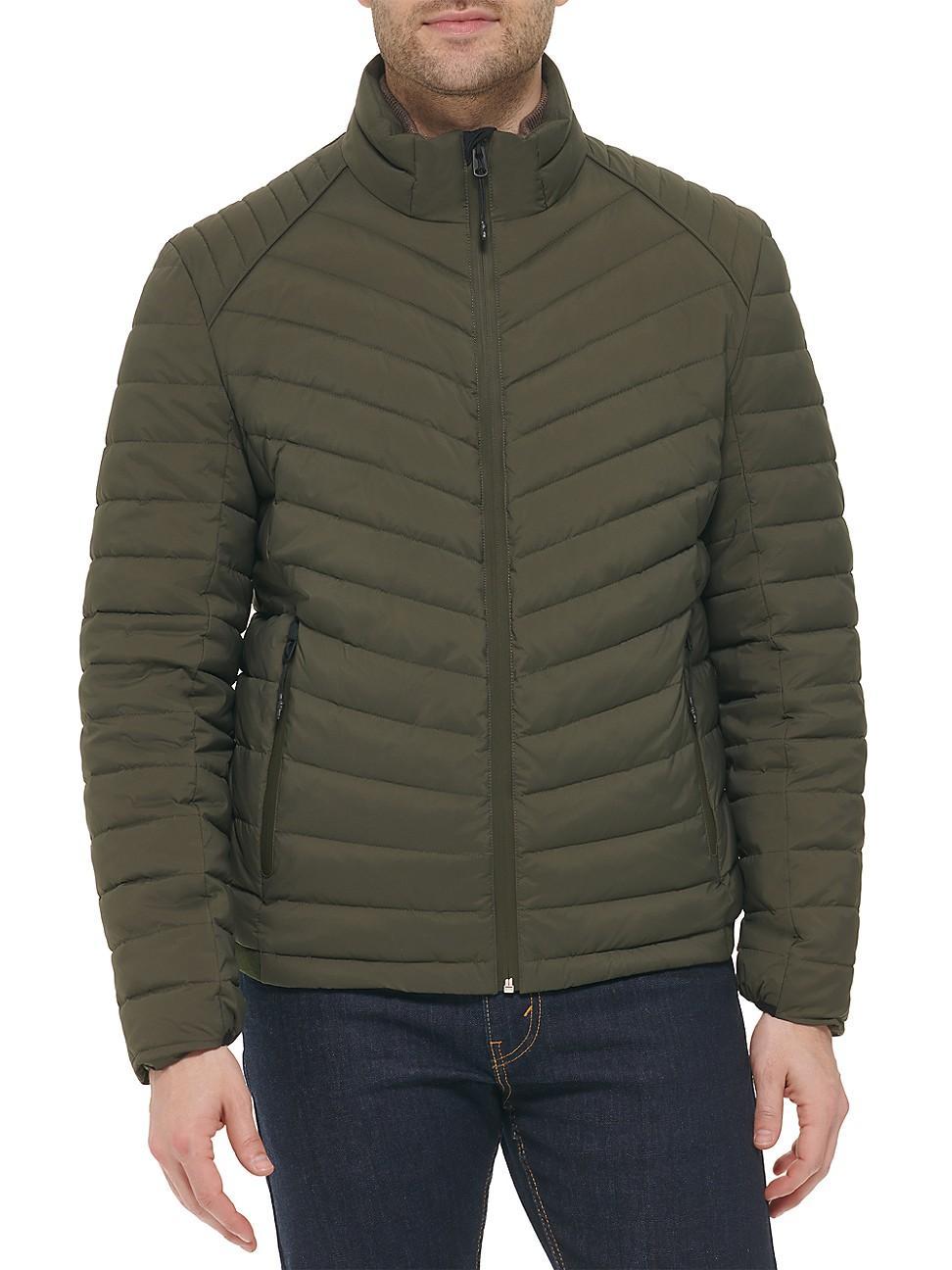 Cole Haan Stretch Quilted Jacket Product Image