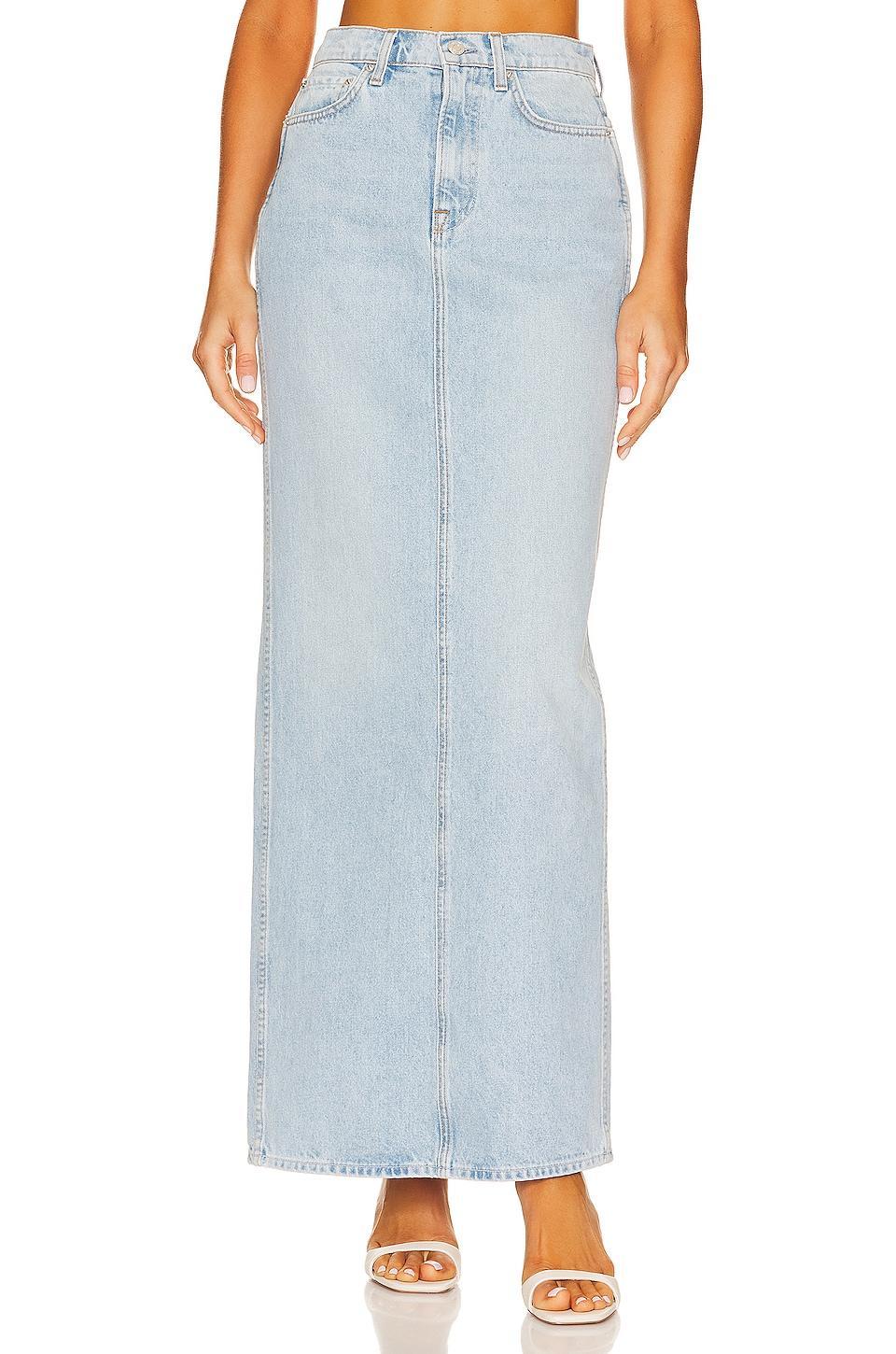 Amara Pencil Skirt With Back Slit GRLFRND Product Image