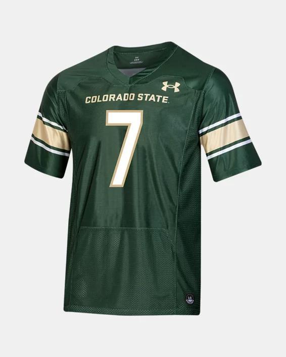 Men's UA ArmourFuse Colorado State Football NIL Replica Jersey Product Image