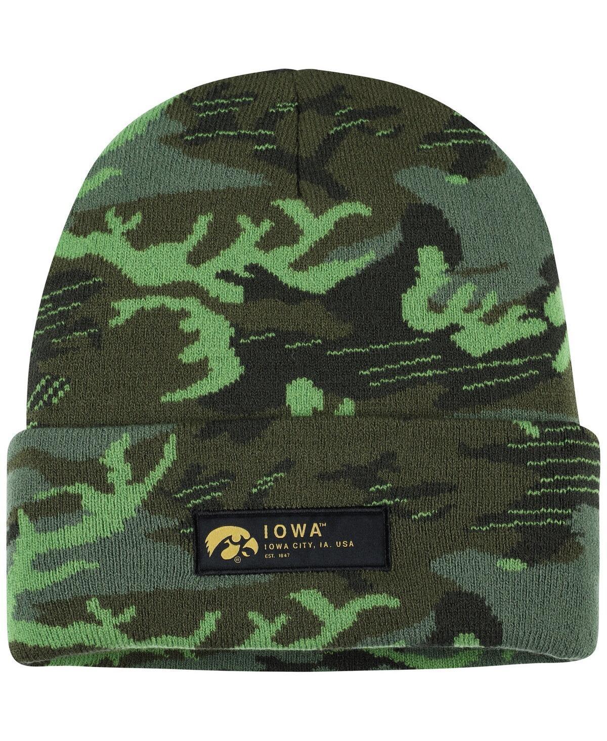 Mens Nike Camo Iowa Hawkeyes Veterans Day Cuffed Knit Hat Product Image