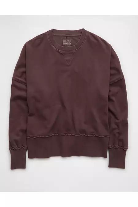 AE Big Hug Crew Neck Sweatshirt Women's Product Image