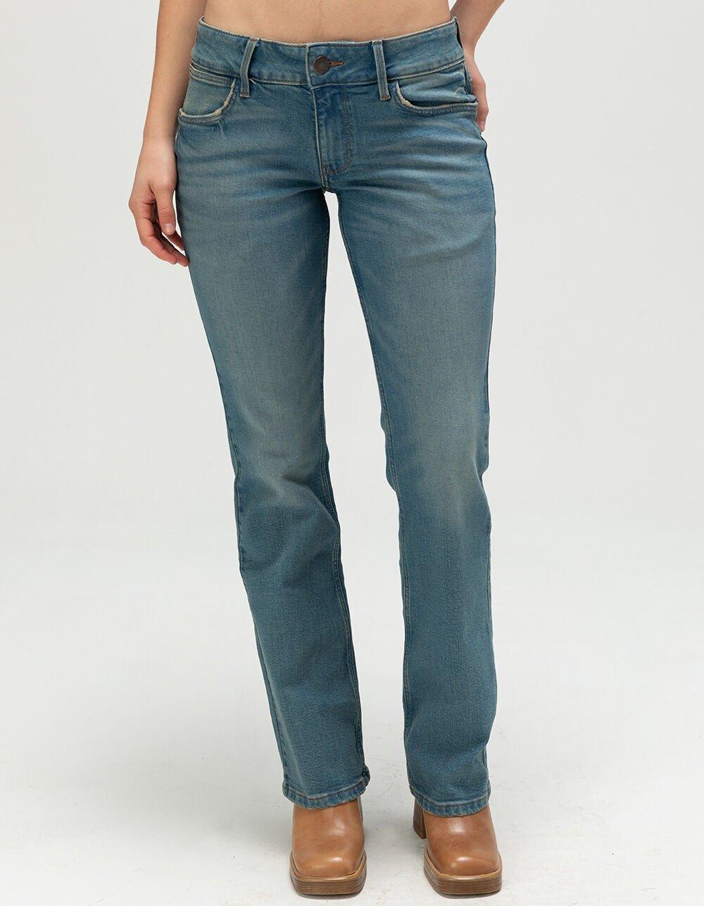 WRANGLER Low Rise Womens Bootcut Jeans - VINTAGE MED Product Image