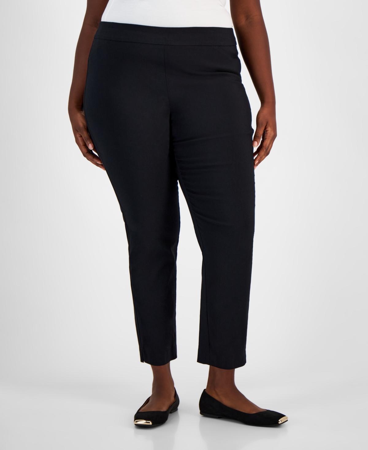 Jm Collection Plus Size Pull-On Cambridge Pants, Created for Macys Product Image