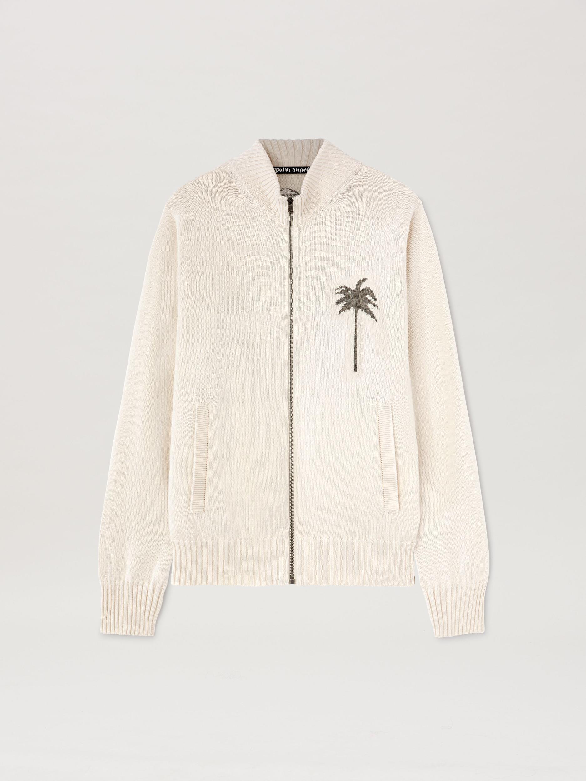 PALMS KNIT TRACK TOP OFF WHITE - GREY ME Product Image