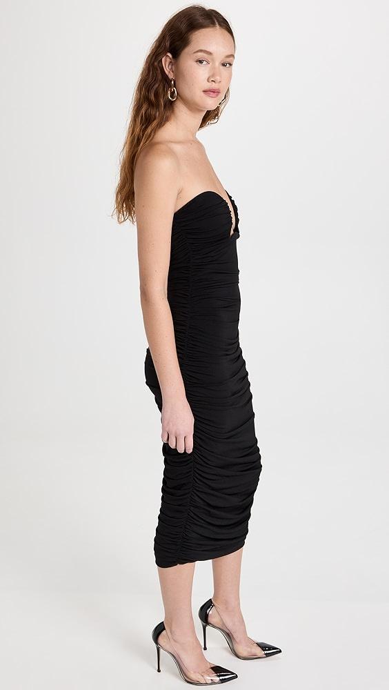 Pixie Market Dominique Bustier Ruched Dress | Shopbop Product Image