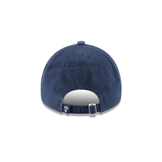 2025 Australian Open Core Outline Navy 9FORTY Adjustable Hat Male Product Image